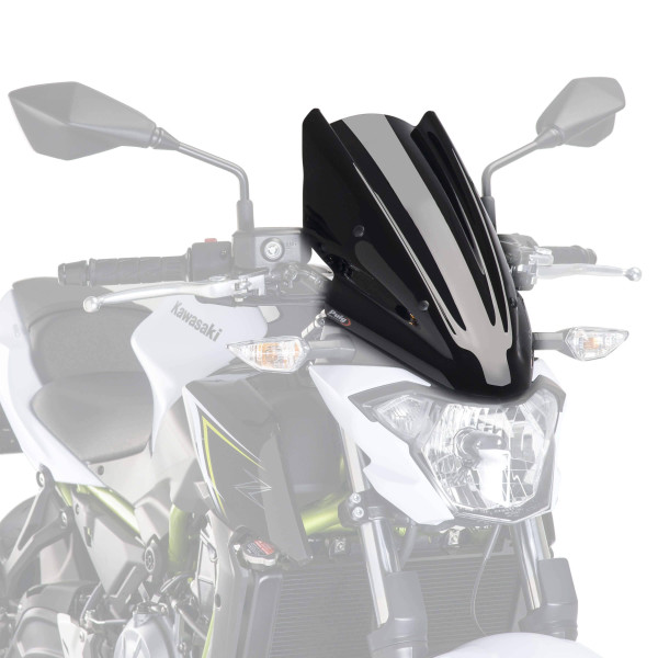 Puig Puig touring screen | black (opaque) | kawasaki z 650 2017>2019
